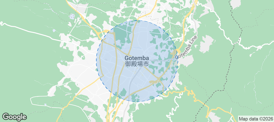 Gotenba Airbnb map